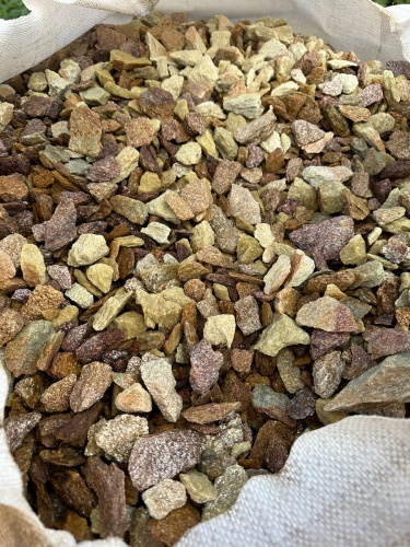 Златолит персиковый декоративная каменная крошка купить в Шатуре