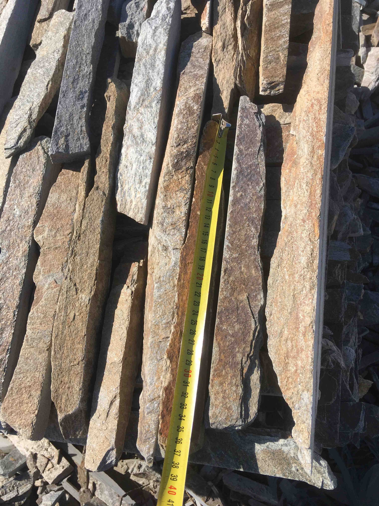 Горбушка златолит мультиколор для облицовки купить в Шатуре