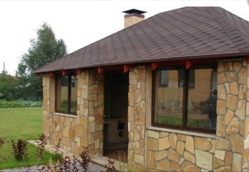 Плитняк златолит жёлтый для фасада 1,5-3 см купить в Шатуре