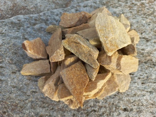 Златолит жёлтый декоративная каменная крошка купить в Шатуре