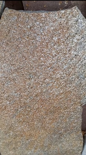 Плитняк златолит серебристый для цоколя, отмостки купить в Шатуре