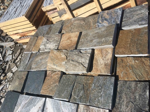 Плитка пилёная златолит Уральский для фасада купить в Шатуре