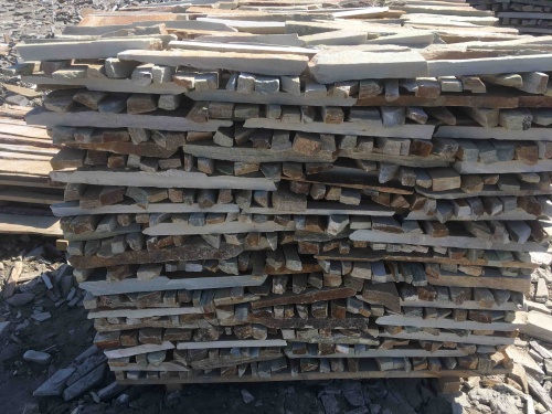 Горбушка златолит золотистый для облицовки купить в Шатуре