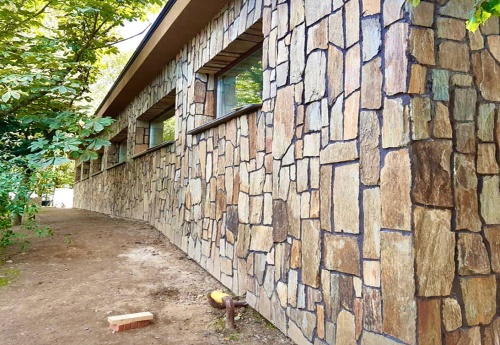 Плитняк кора дерева для цоколя, отмостки купить в Шатуре