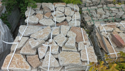 Гранитный плитняк галтованный для парковки купить в Шатуре