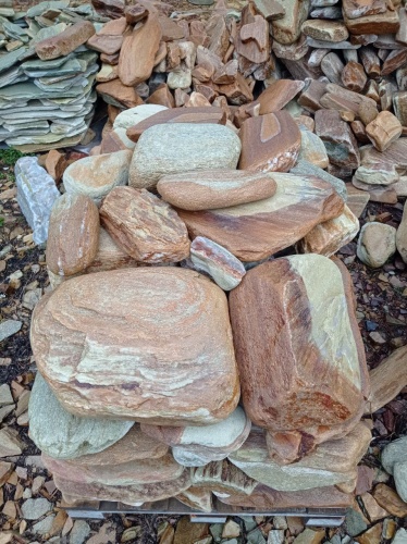 Златолит жёлтый, жёлто-зелёный глыбки и валуны для ланшафтного дизайна купить в Шатуре